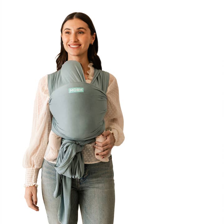 Moby - Wholesale Baby Wrap/Sling - MOBY EVOLUTION - SEA GLASS-ECOM BOX