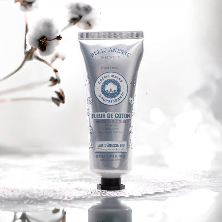 CREMA MANI AI FIORI DI COTONE AL LATTE D'ASINA BIOLOGICO 75ML per la vendita all'ingrosso da parte di S2Z Cosmetics