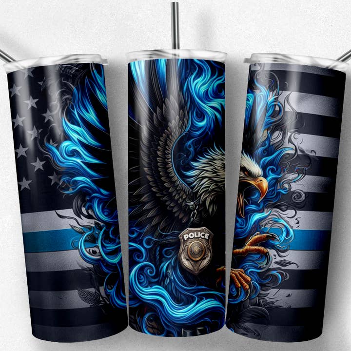 Gobelet de police, Gobelet de police aigle pour la vente par So Peachy Designs