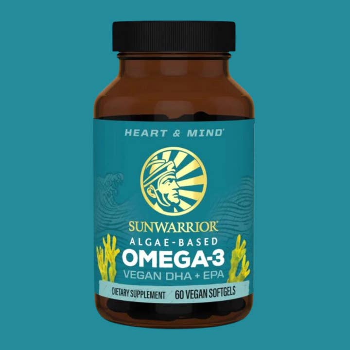 Algae Omega-3 Supplement Capsules - Plant-Based, Vegan for wholesale by Sunwarrior