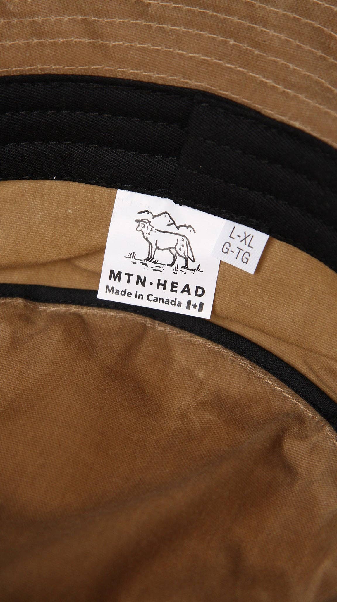 Muttonhead - Vente Bob – unisexe - Chapeau de seau - Toile cirée Field Tan3