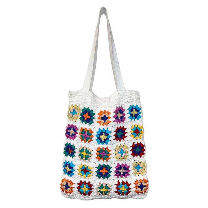Anju Jewelry - Wholesale Shoulder Bag - Women's - Laya Cotton Crochet Tote Bags11