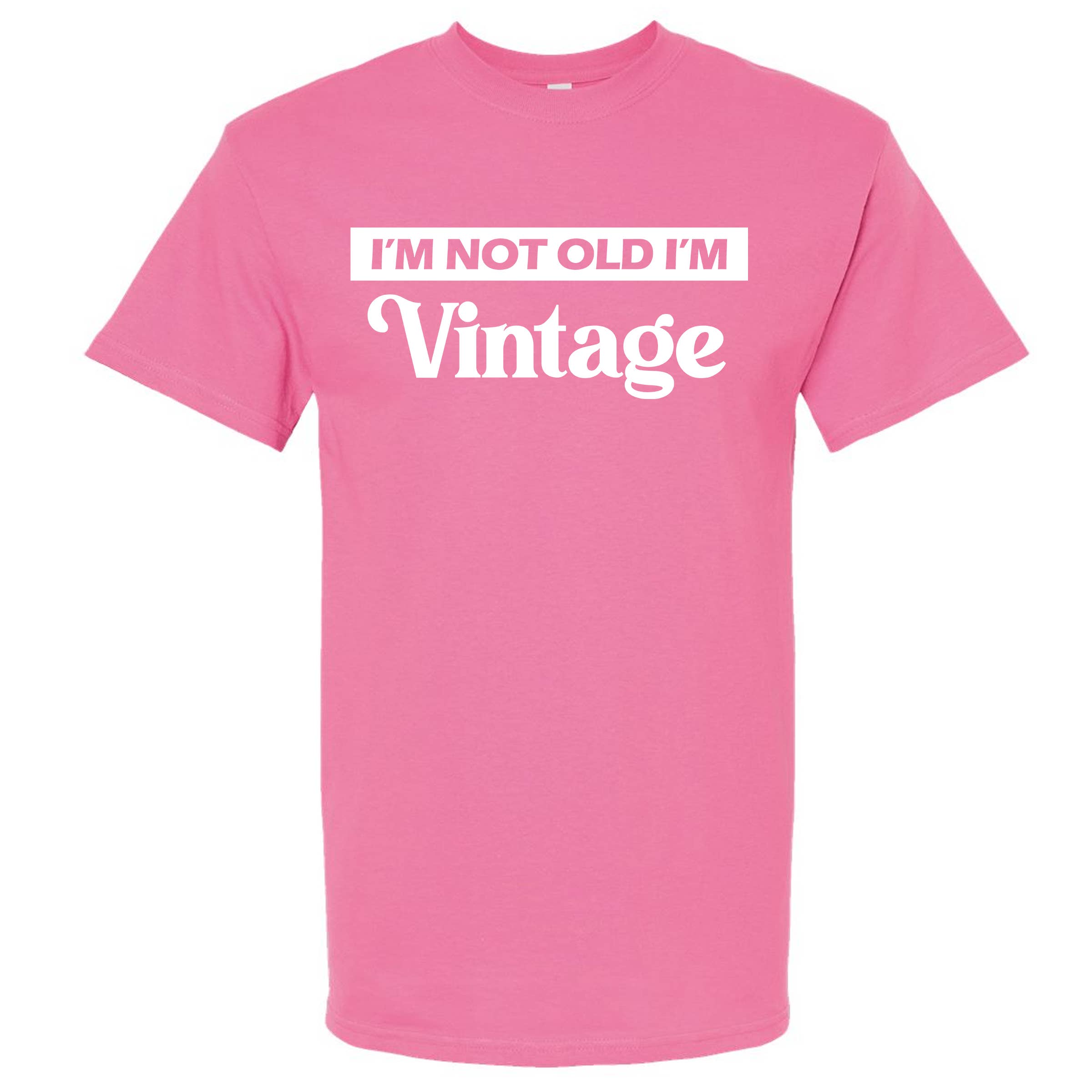 Wi-Wear - Vente T-shirt sérigraphié – homme - T-shirt col rond homme « I'm Not Old I'm Vintage »9