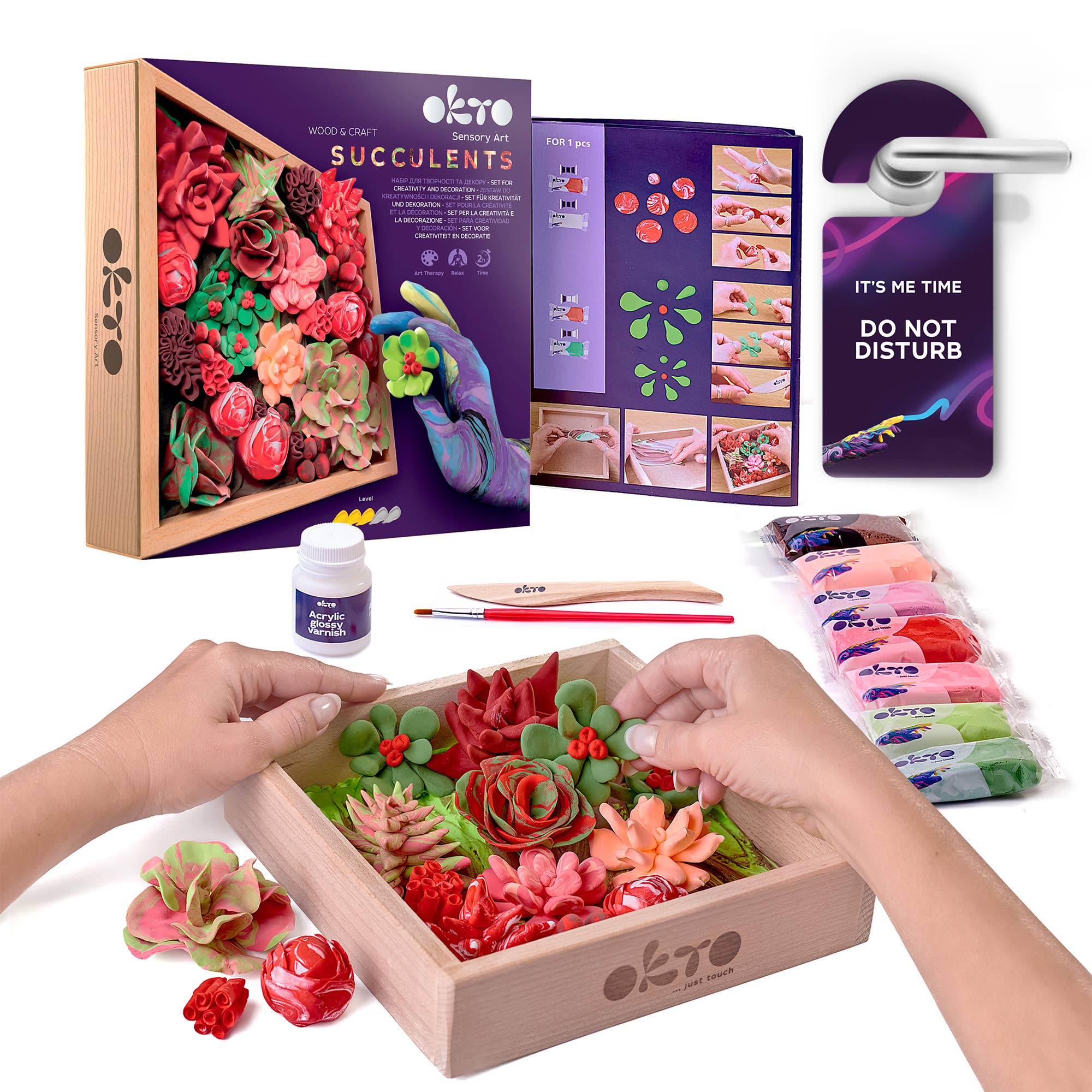 Fainotoys - Wholesale DIY Craft Kit - Kids - OKTO Sensory Art 3D Woodcraft “Passion”1