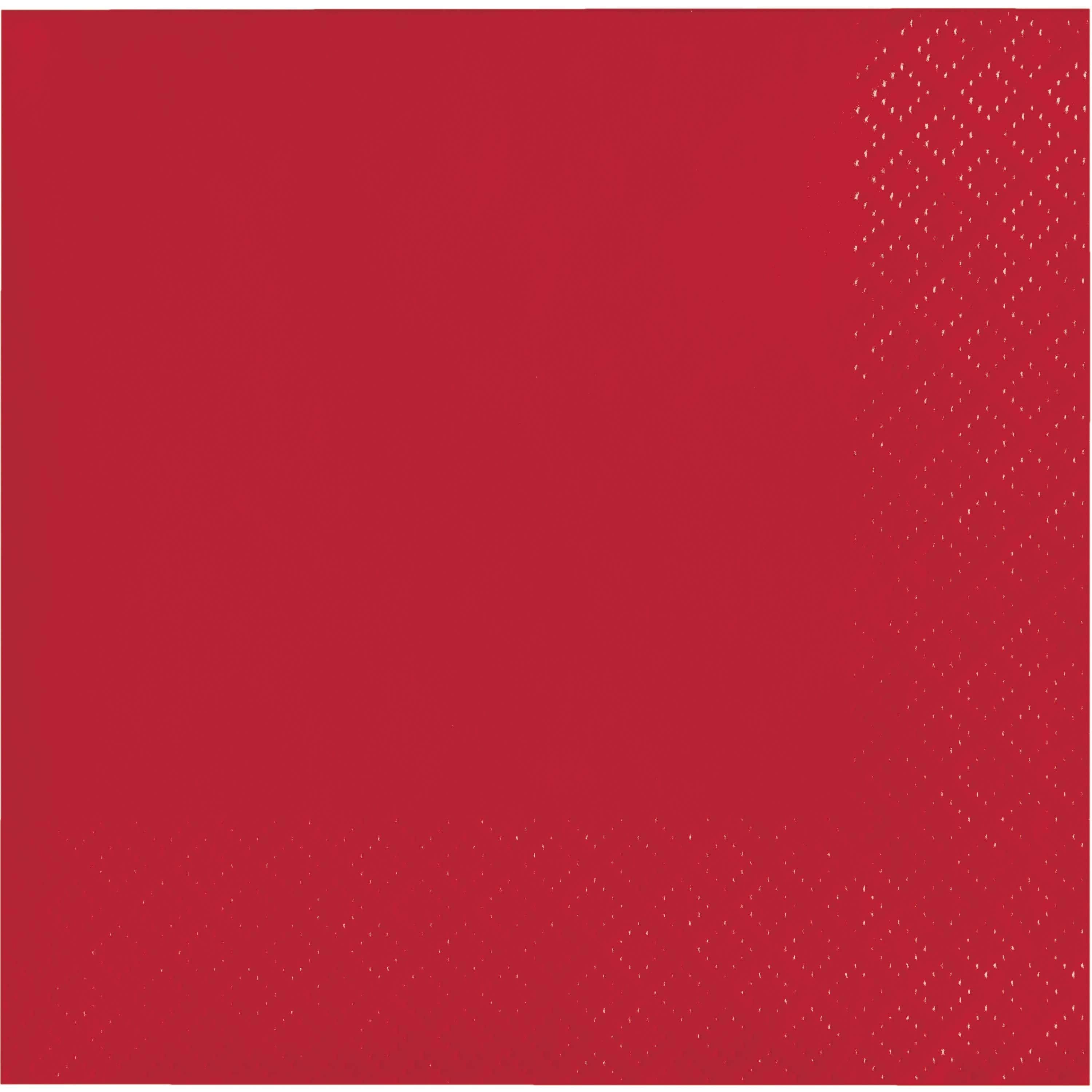 Bulk Party Decor - Wholesale Disposable Napkin - Classic Red 2Ply Beverage Napkin, 40/Pkg1