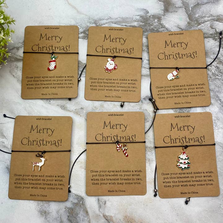 Hive Supply - Wholesale Charm/Dangle Bracelet - Bracelet - Make a Wish - Christmas Mix2