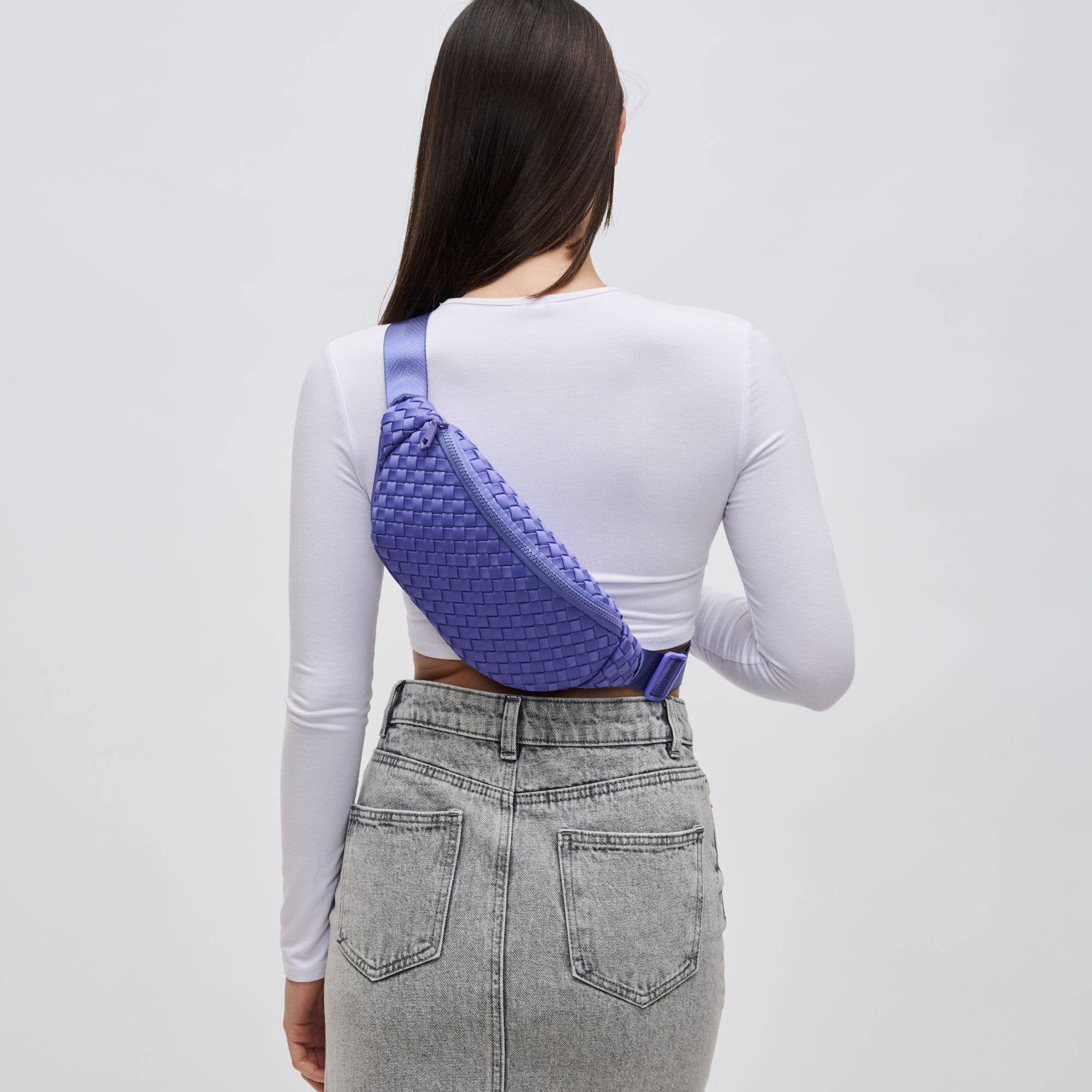 Sol and Selene - Wholesale Belt Bag - Women's - Aim High Woven Neoprene Belt Bag58