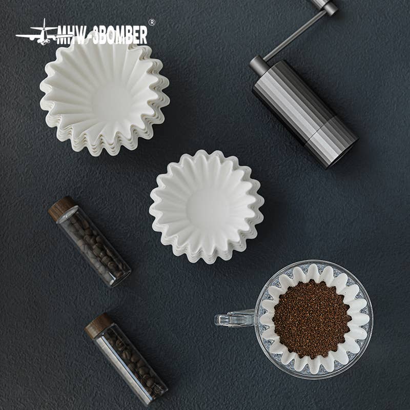 CAPTN Coffee - Wholesale Coffee Filter - Filter paper MHW-3Bomber Alternative Kalita Wave 155, 50 pcs.7