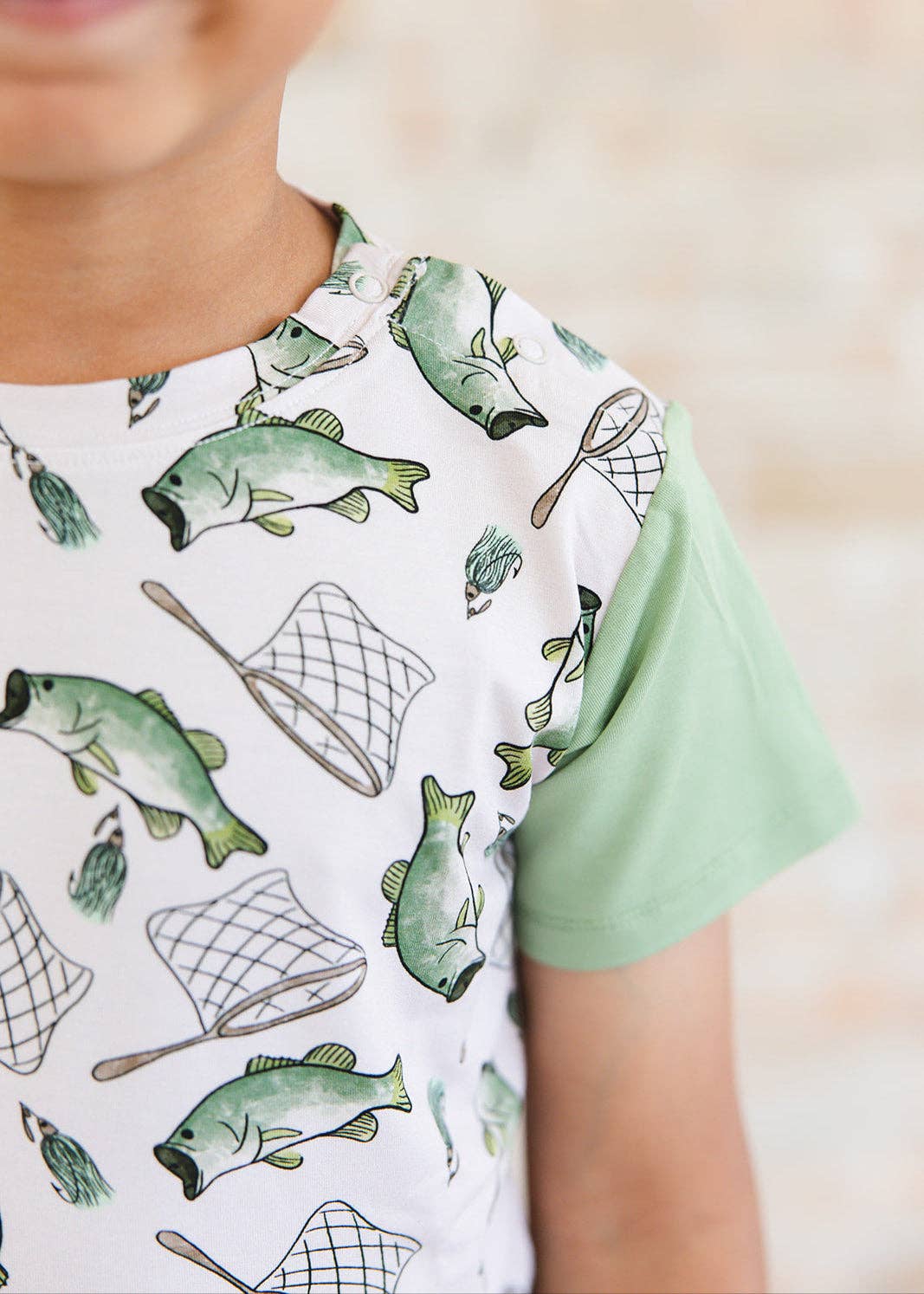 Charlie Lou Baby - Wholesale Top & Short Set - Kids - Bamboo Shortie Set | Gone Fishin'1