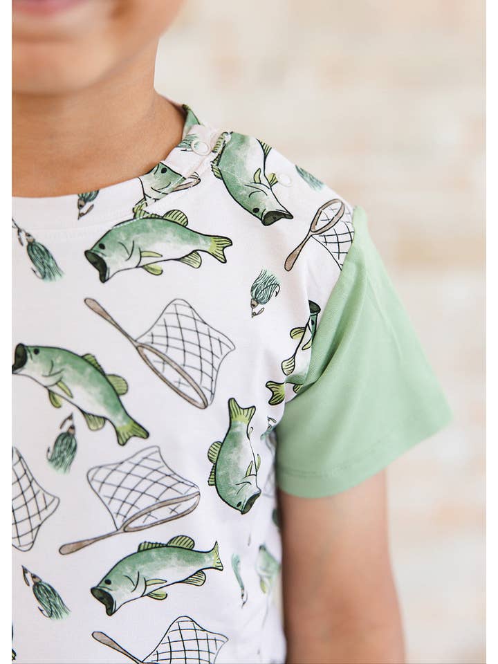 Charlie Lou Baby - Wholesale Top & Short Set - Kids - Bamboo Shortie Set | Gone Fishin'1