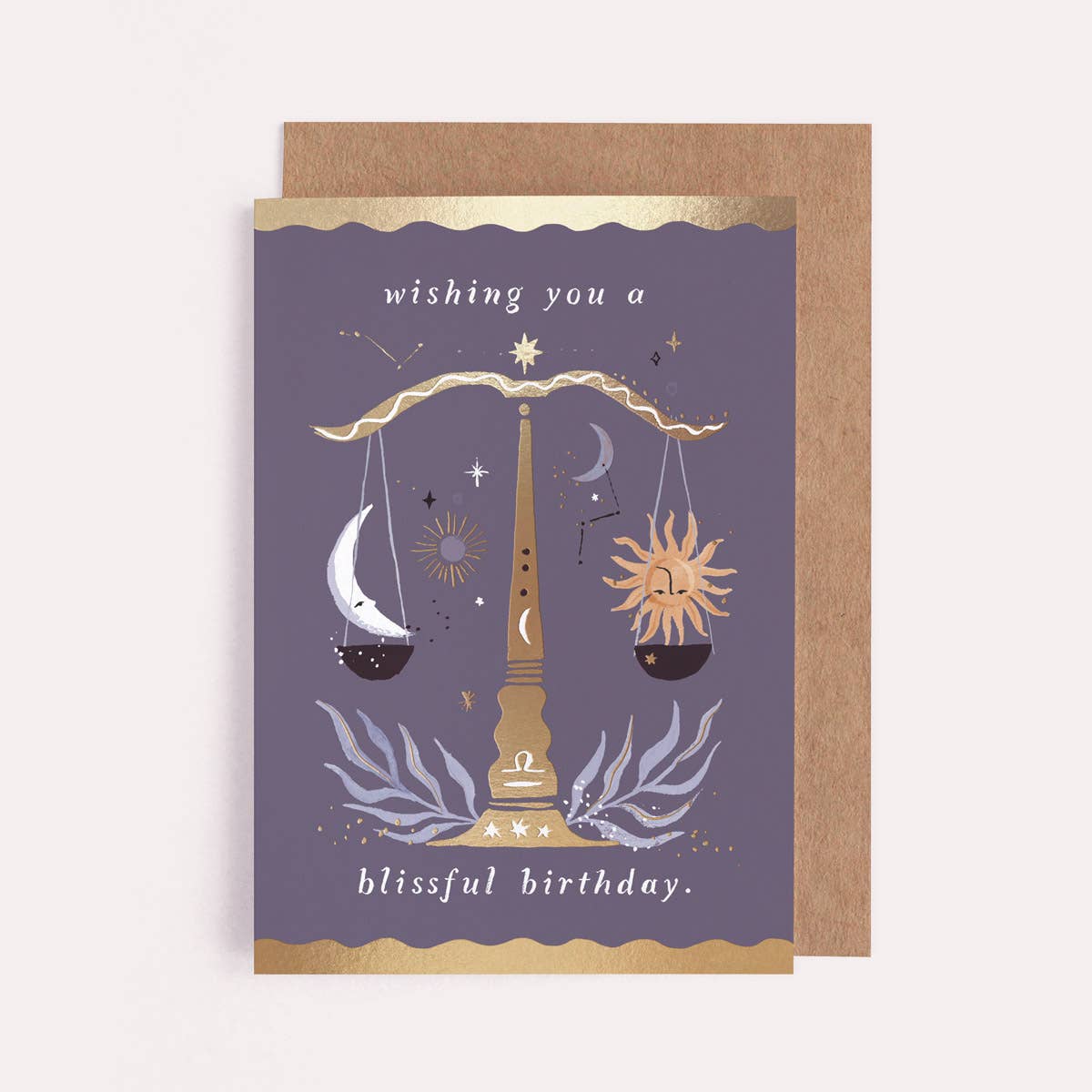 Sister Paper Co. - Wholesale Birthday Card - Scales Zodiac Birthday Card | Libra Star Sign Cards | Libra6