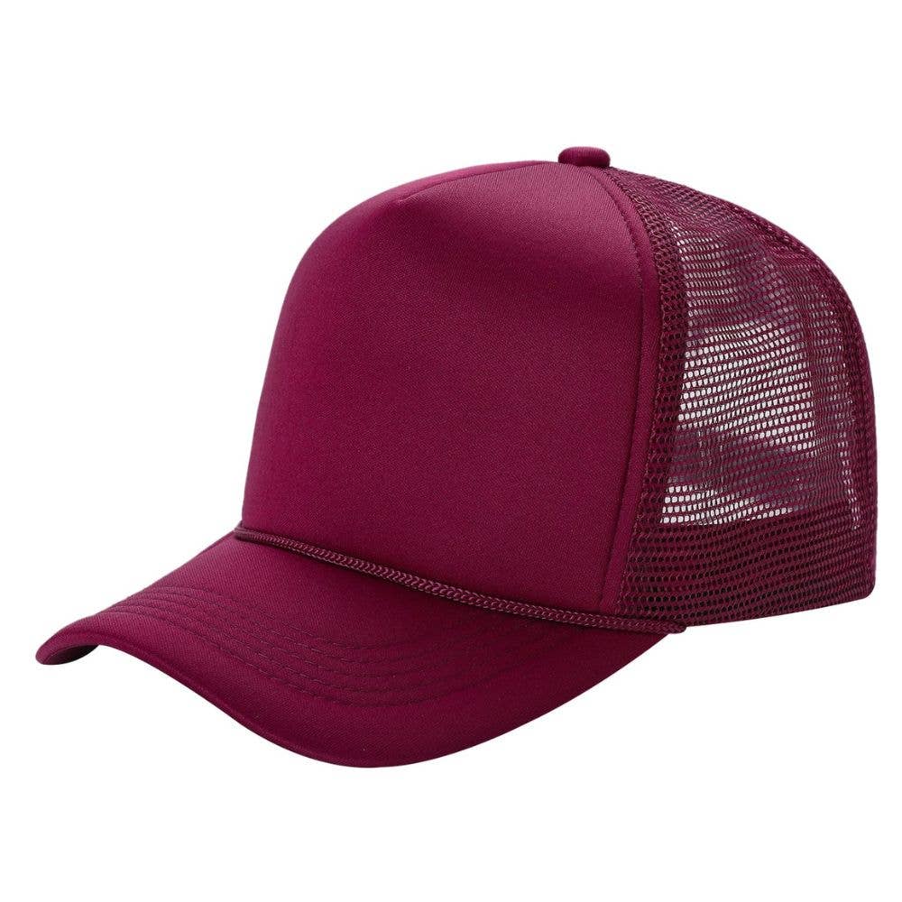 DOBBI - Wholesale Trucker Hat - Unisex - Sponge Trucker Mesh Cap5