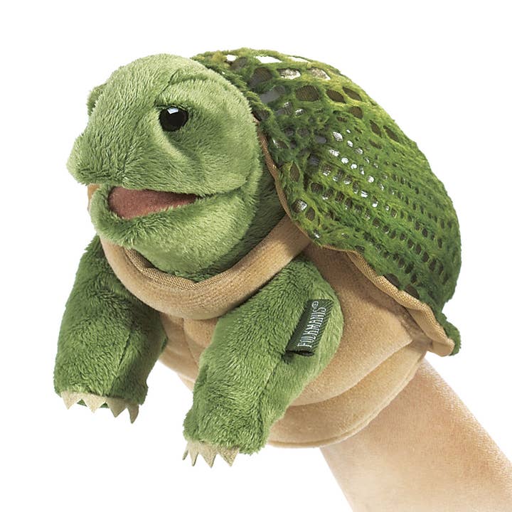 Marionetta da mano Little Turtle 2968 - Piccola tartaruga per la vendita all'ingrosso da parte di FOLKMANIS-PUPPETS