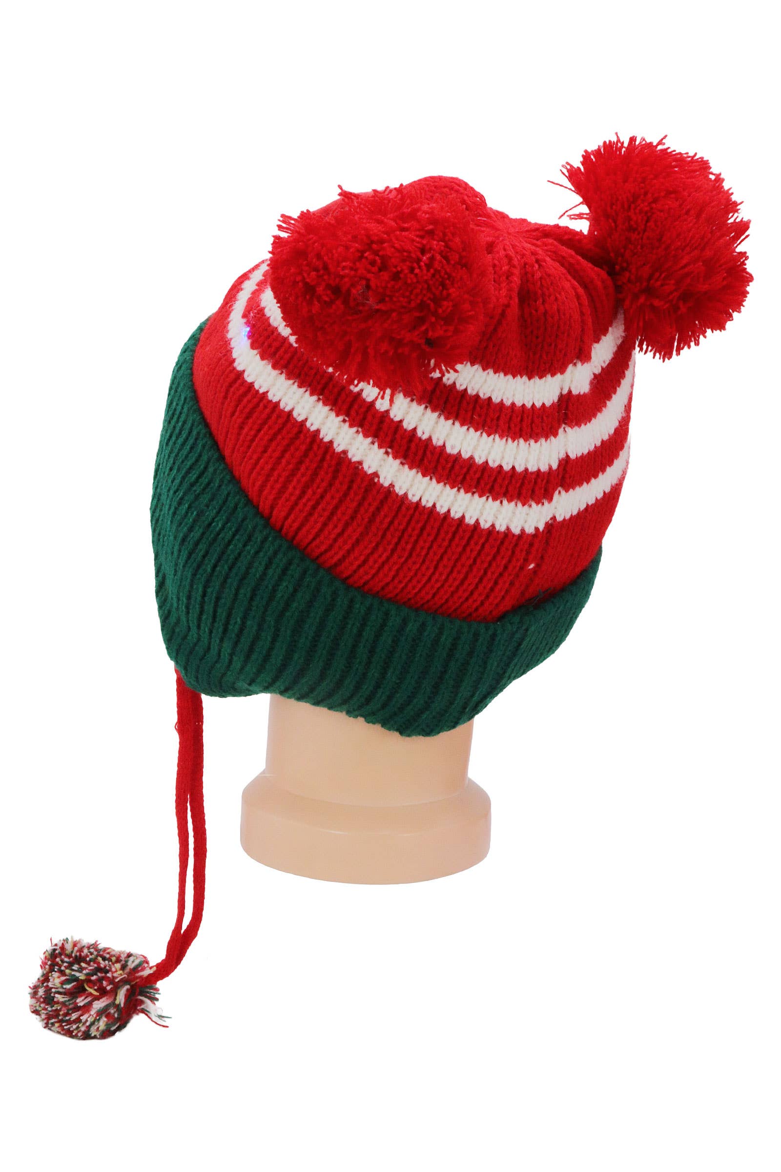 ASSORTED Kids Christmas Led Ear Cover Chin Strap Beanie for wholesale on Faire3