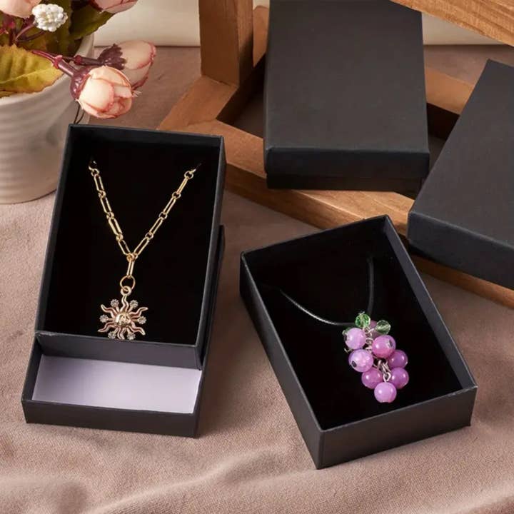 Kinky Pleasure - T049 - Caja de joyas negra elegante - 9 x 6.50 x 2.8 cm para venta al por mayor de Kinky Pleasure