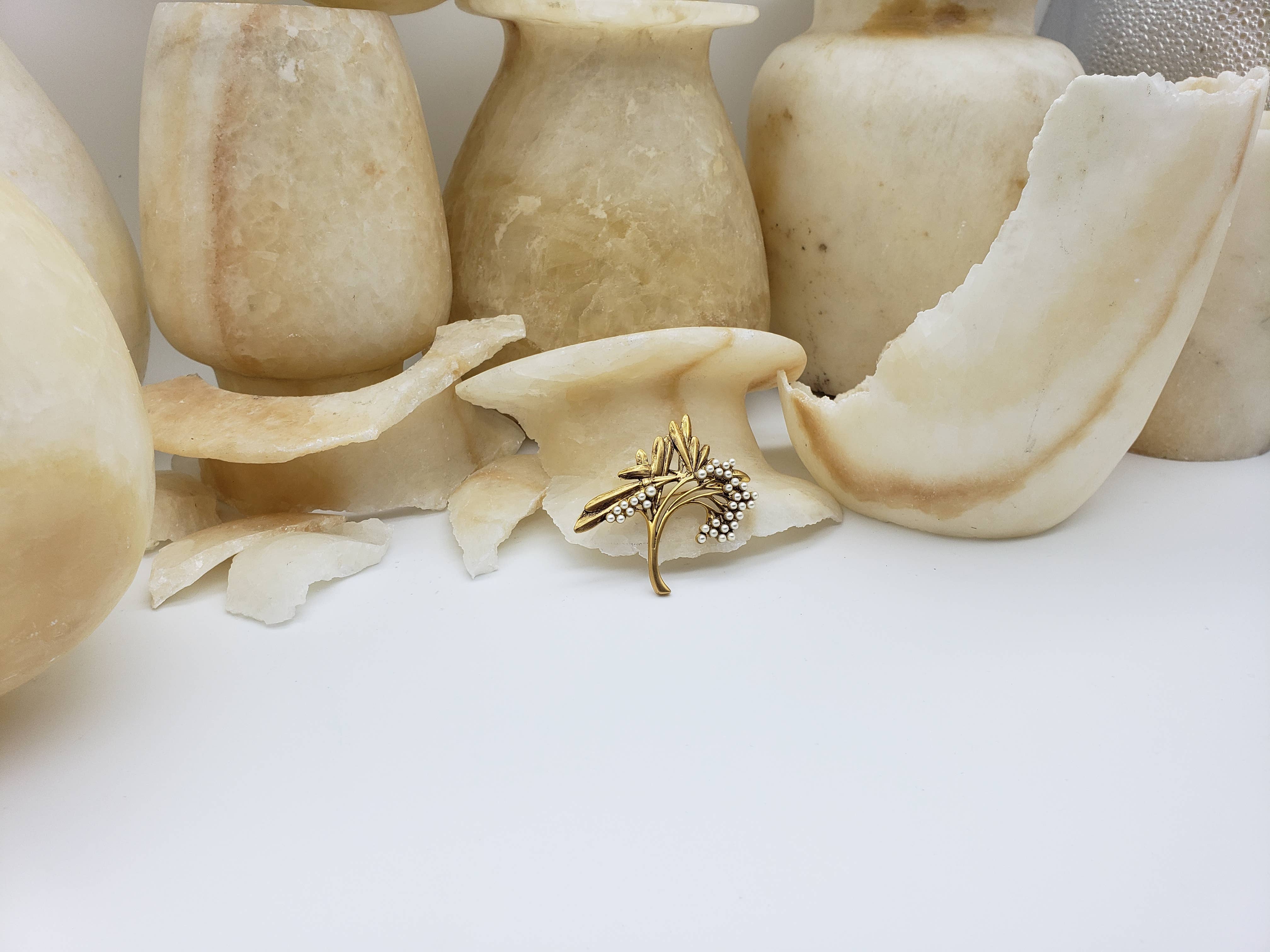 Discoveries, Inc. – alfinete de lapela por atacado – Broche Spray Art Nouveau3