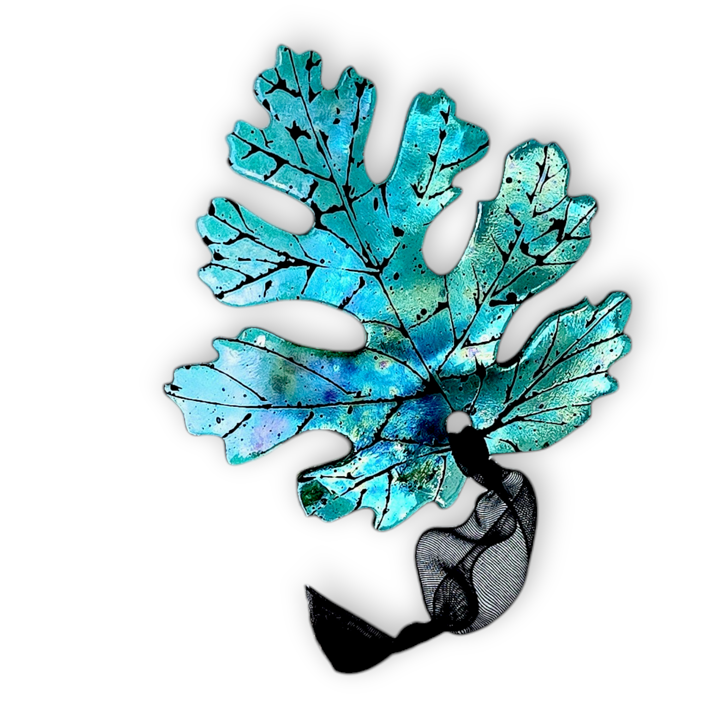 Laurel Grey Glassworks - Wholesale Ornament - Artisan Leaf Ornament Collection6