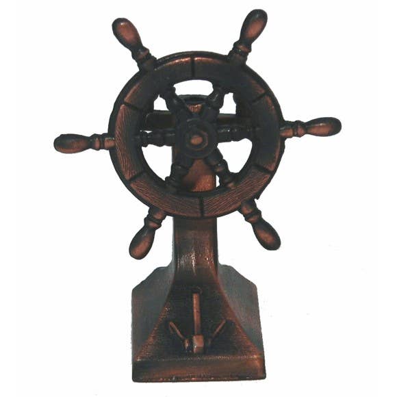 Temperamatite Ship's Wheel Stand per la vendita all'ingrosso da parte di Nauticalia