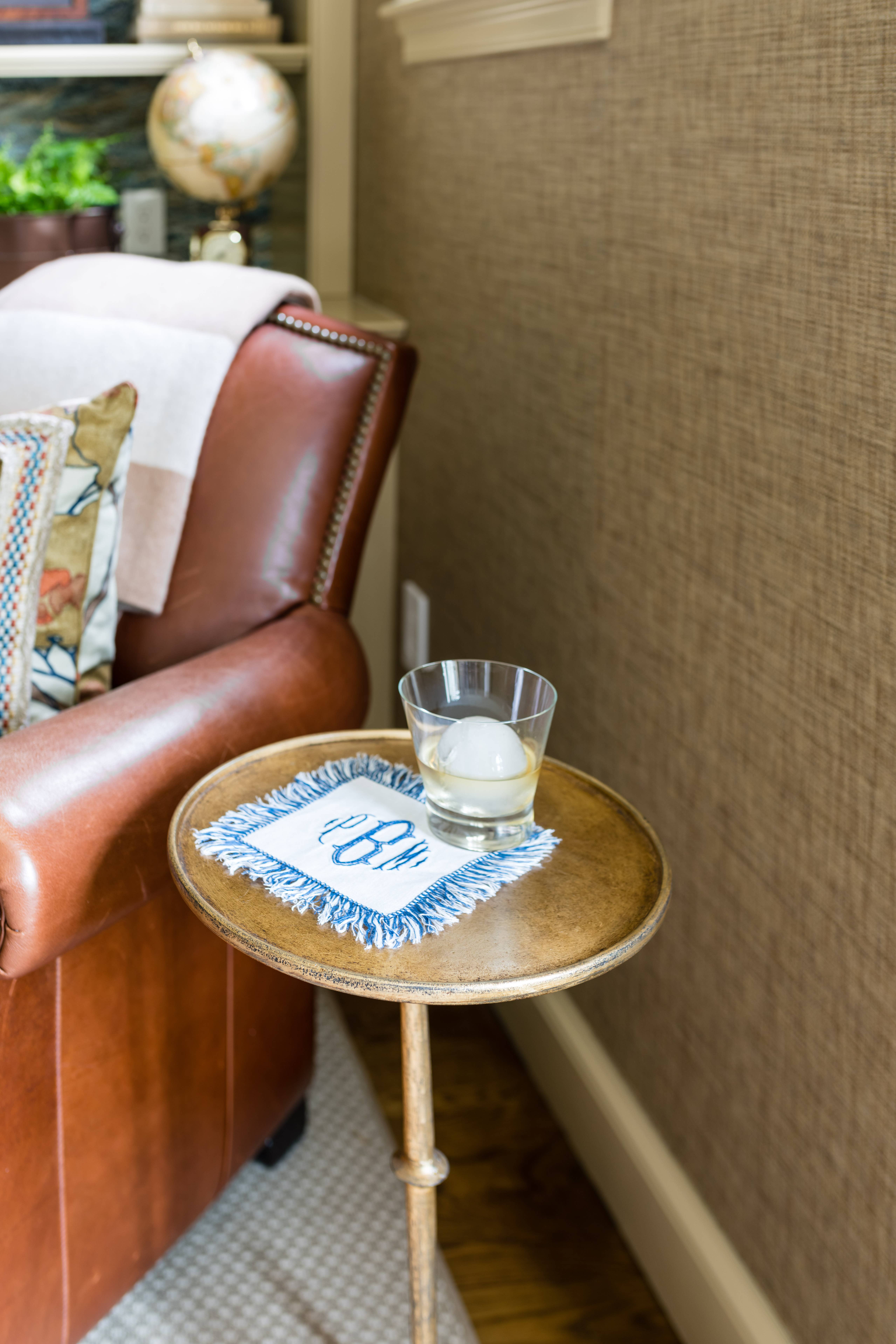 Garden Folly Fine Linens - Wholesale Dinner & Cloth Napkin - Fringe Benefits Linen Cocktail Napkin11