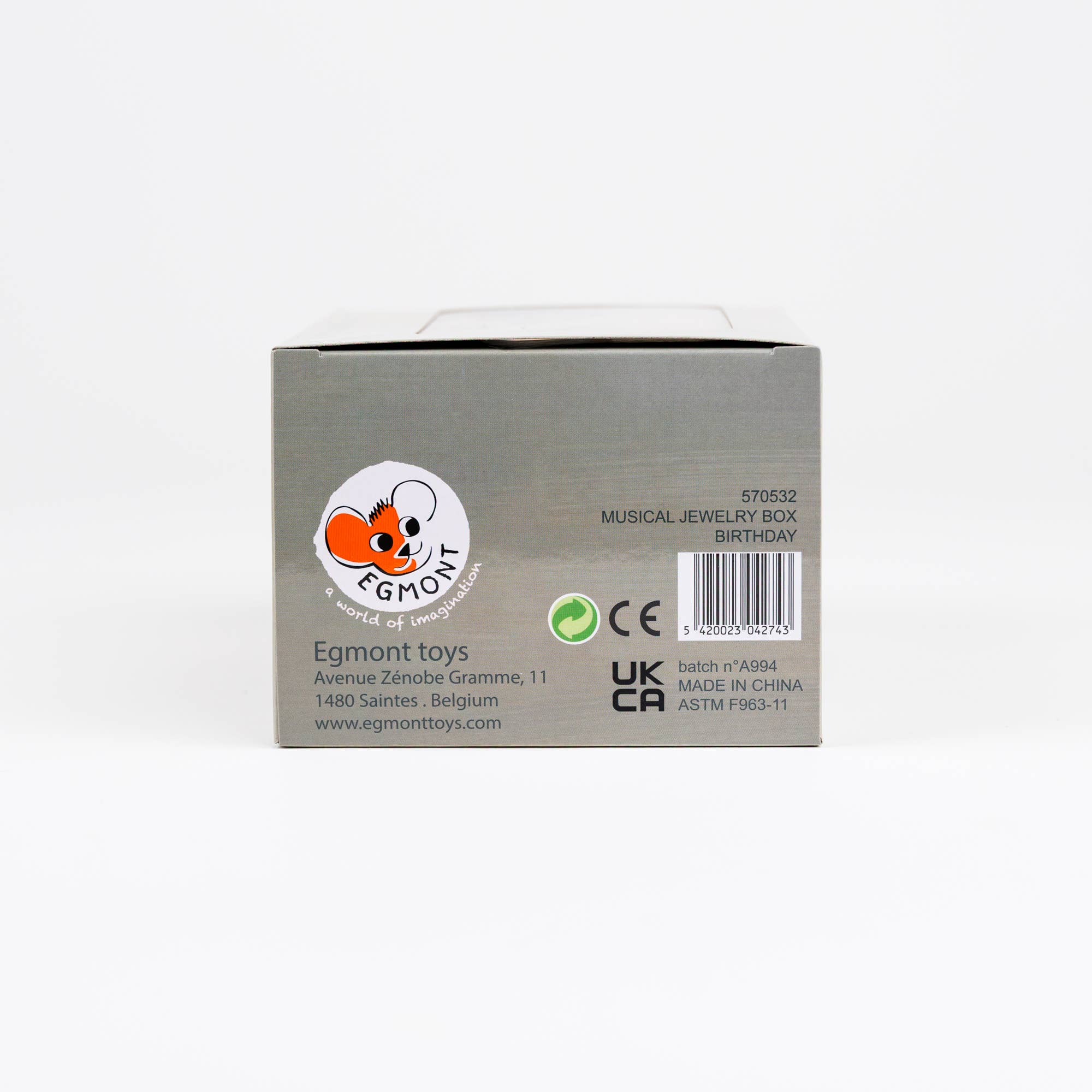 Egmont - Vente Boîte/rangement à bijoux – enfant - Boîte à musique - Anniversaire23