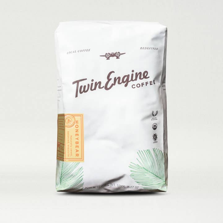 Twin Engine Coffee - Wholesale Coffee beans - Honey Bear Reserve 'Café Size' 2.2 lb // FAIR USDA ORGANIC2
