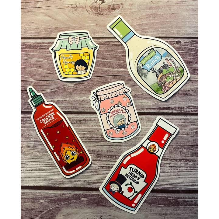 Calcifer Sophie Howl Turnip Head Howls Moving Castle Miyazak for wholesale by Treasured Tropes Paper Co