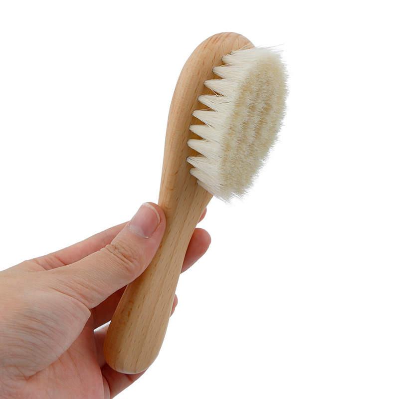 Giften Market - Wholesale Hair Brush/Comb - Kids & Baby - Baby's First Hairbrush in Beechwood - Natural & Gentle5