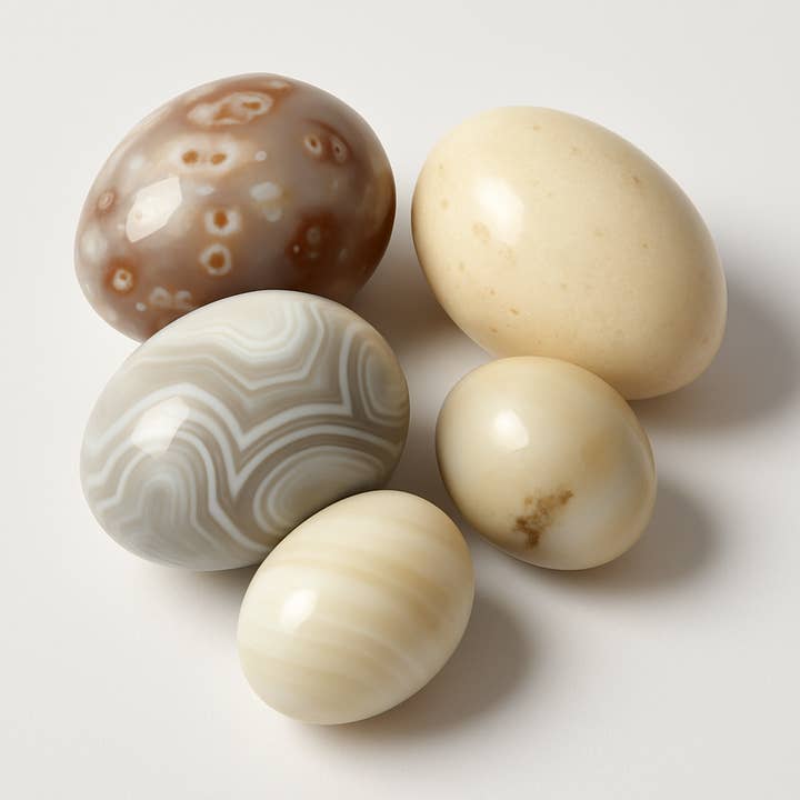 Bulk Mixed Agate Eggs – 5 KG Variety Lot for wholesale by Kreateur Miami