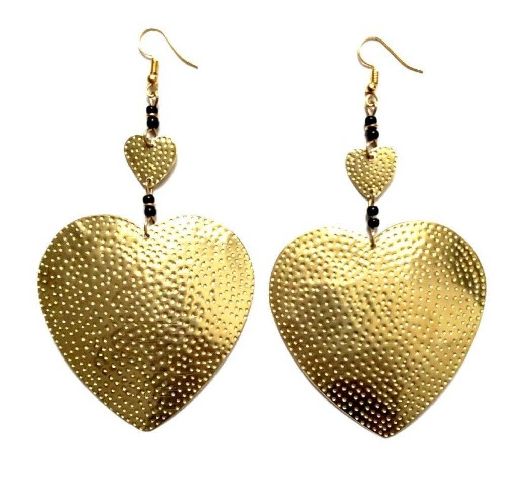 The Afropolitan Shop - Vente Boucles d'oreilles pendantes - Boucles d'oreilles africaines Moyo Maridadi