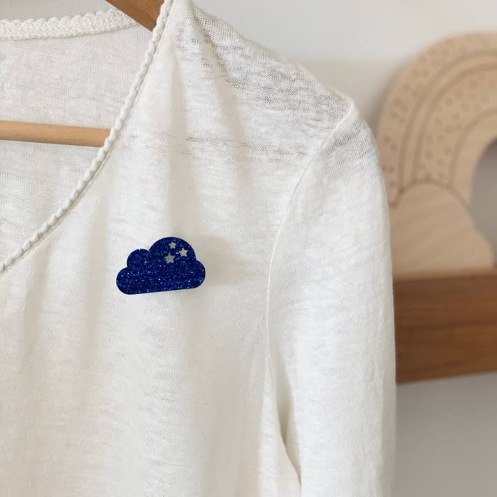 Les Petites Hirondelles – wholesale Brooch – Glitter brooch - Cloud1