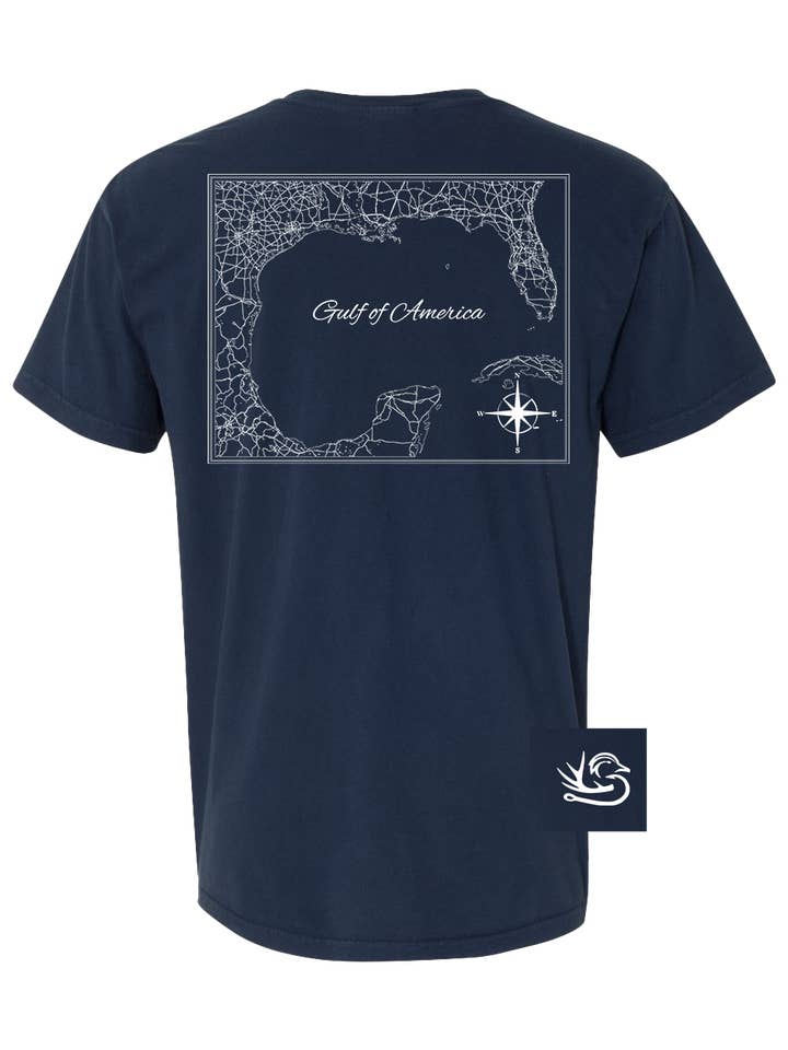 Southern Down Outfitters - Vendita all'ingrosso Maglietta serigrafata - Uomo - Maglietta Golfo d'America
