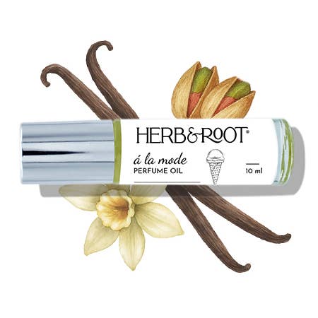 Herb & Root - Wholesale Roll-On Fragrance - A La Mode Perfume Oil- Pistachio, Sea Salt, Vanilla