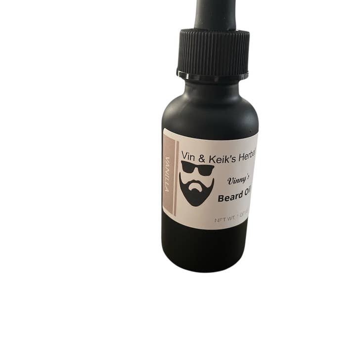 Aceite para barba - Vainilla para venta al por mayor de Vin & Keik’s Herbal Tea, LLC
