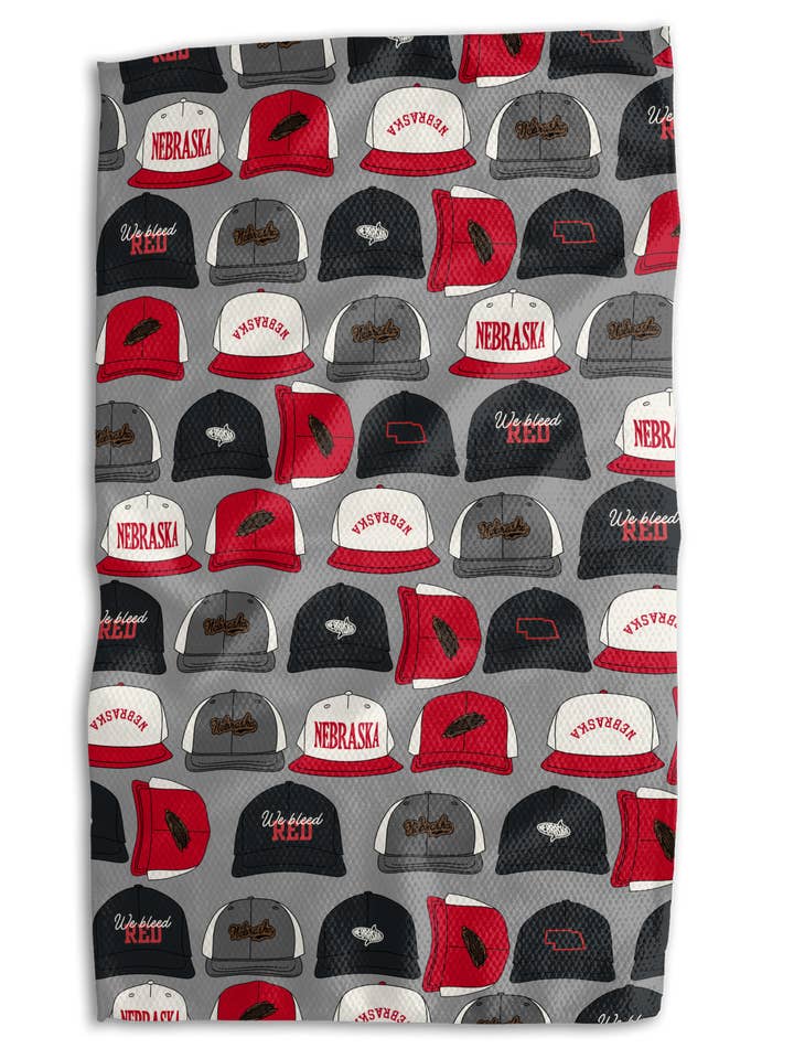 Nebraska Hats Kitchen Towel for wholesale by Absorb-Lumen