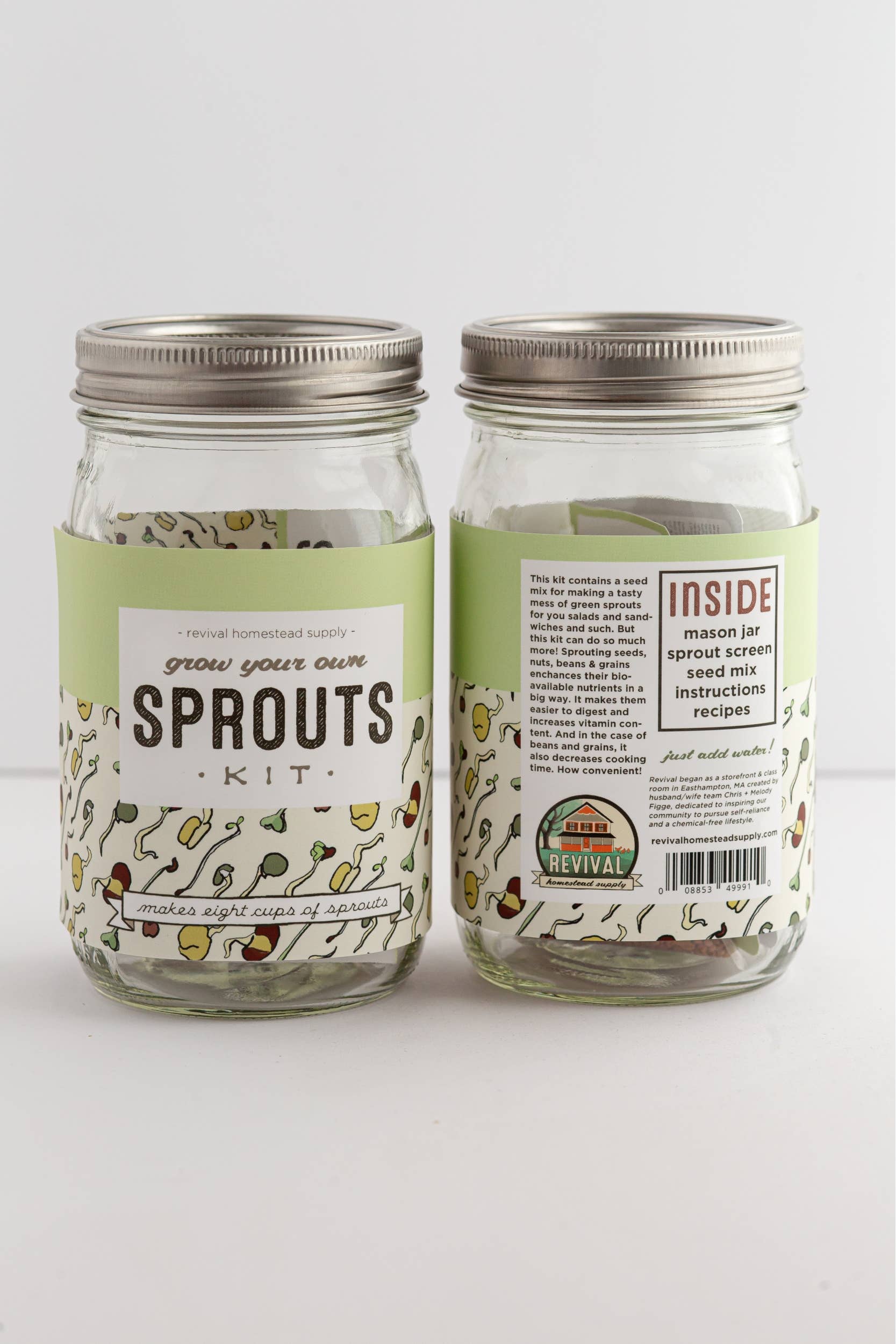 Revival Homestead Supply - Wholesale DIY Food Kit - Sprout Kit, Grow Your Own, DIY3