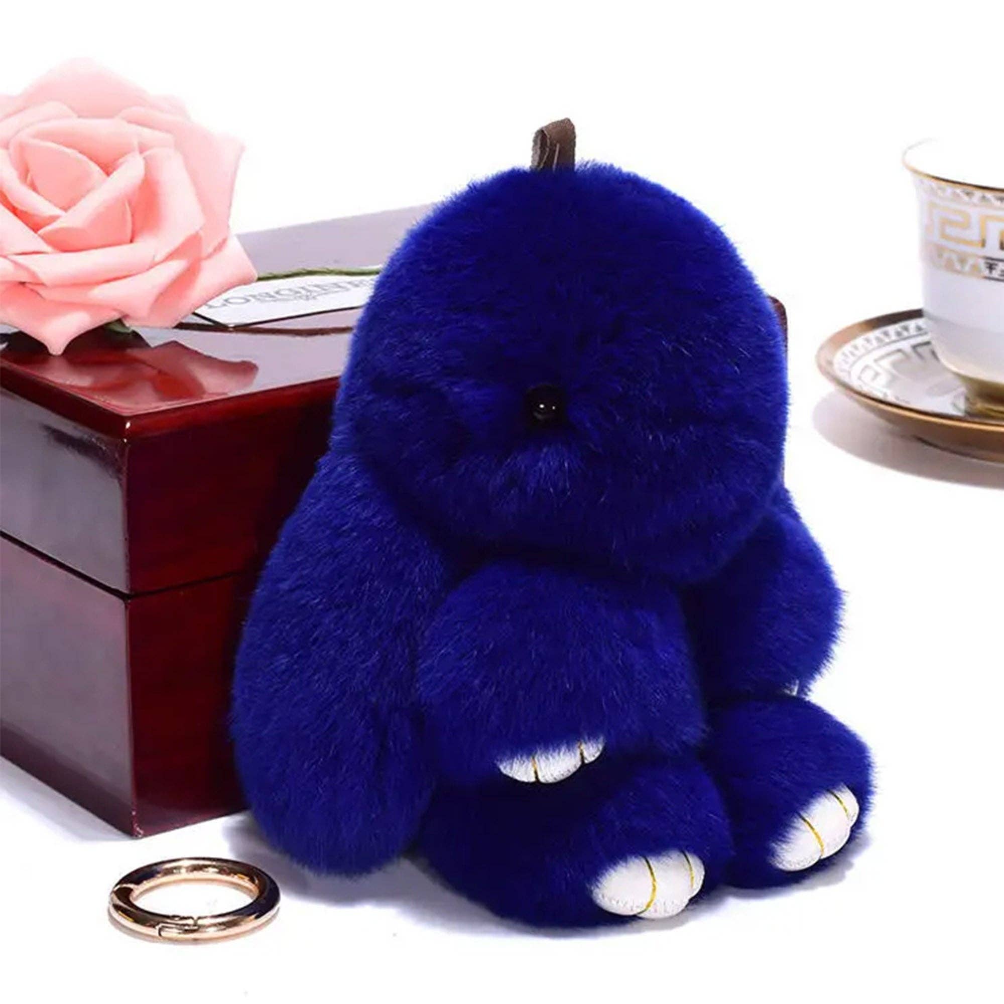 TAPA fashion - Wholesale Keychain – Women's - Small Rabbit Pom Pom Key Chain KC0225-5 (3PC)15