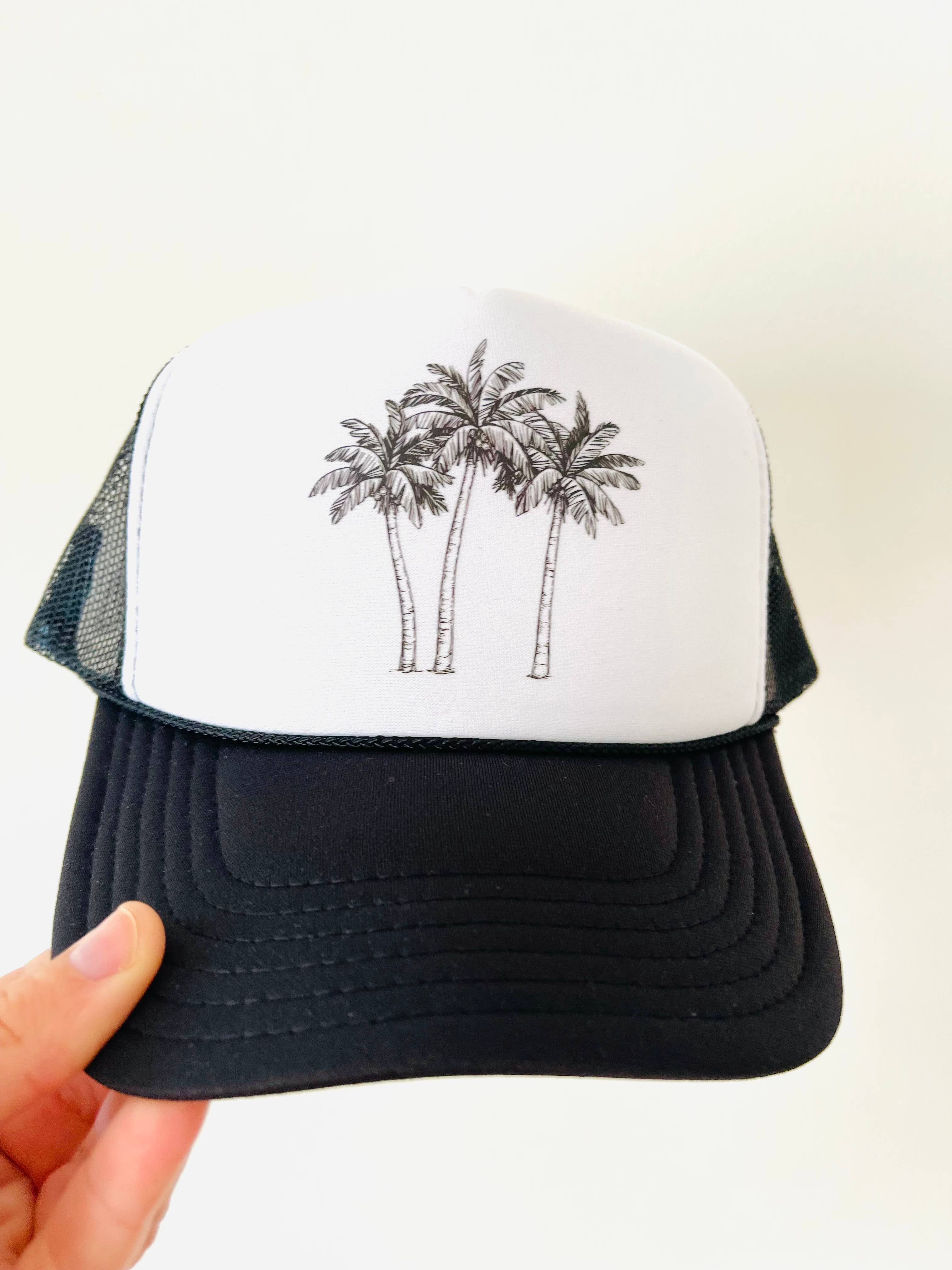 Rad Hat Society – wholesale Trucker hat – Unisex – Palm Trees1