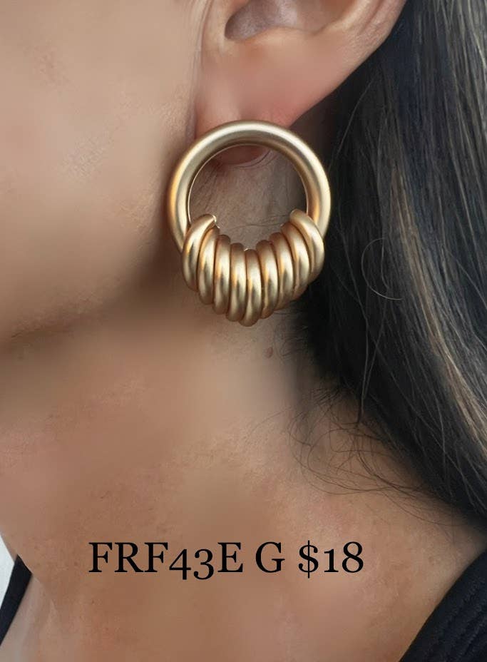 Escape from Paris - Wholesale Hoop Earrings - AASHI0