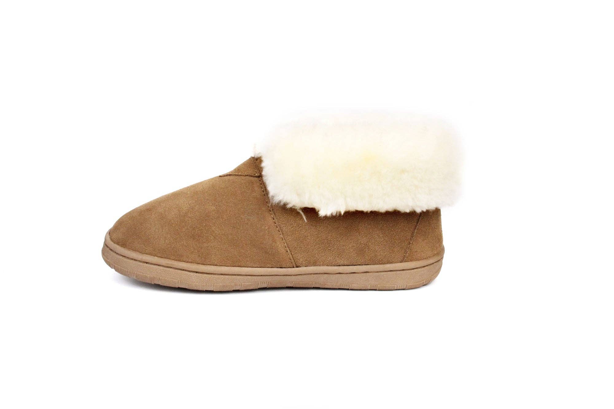 SuperLamb Footwear - Wholesale Laarsjes - Dames - originele Fold Down Bootie - Chestnut4