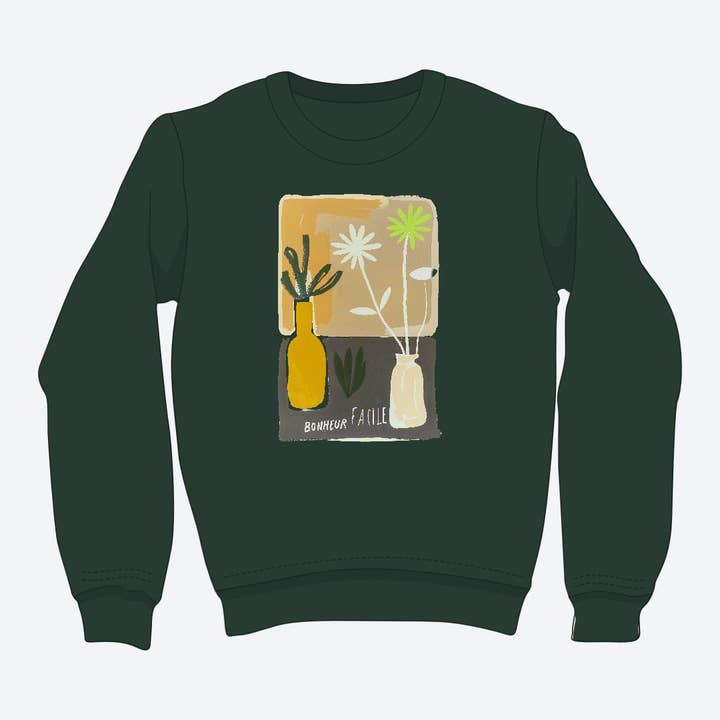 CHANDAIL EVERYDAY « Bonheur facile » – Crewneck Confort Classique for wholesale by State of Mind Brand