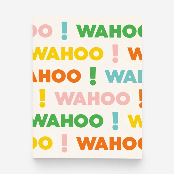 Uau! – Cartão de Felicitação por atacado de paper&stuff