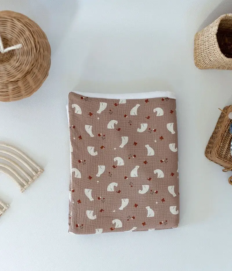 Manufacture des bébés français – wholesale Filtar – Barn och baby – Moccha Björntäcke9