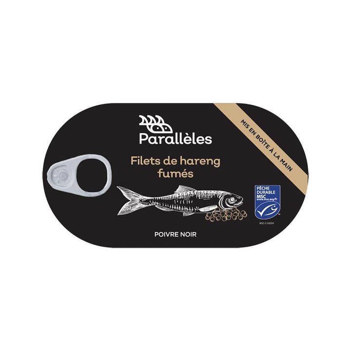 MSC smoked herring fillets, sunflower oil for wholesale by Conserves Parallèles
