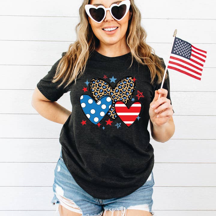 4 juli T-shirt - Bella Canvas för wholesale av Printliss