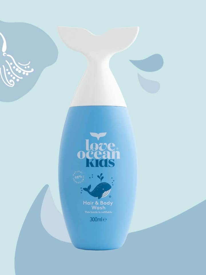 Kid's Hair & Body Wash for wholesale by Love Ocean