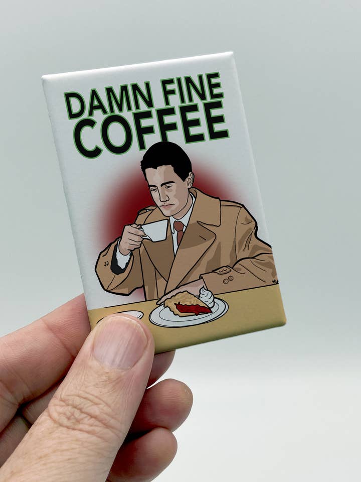 Souvenir-Magnet - Twin Peaks - Dale Cooper für den Großhandel von The Red Swan Shop