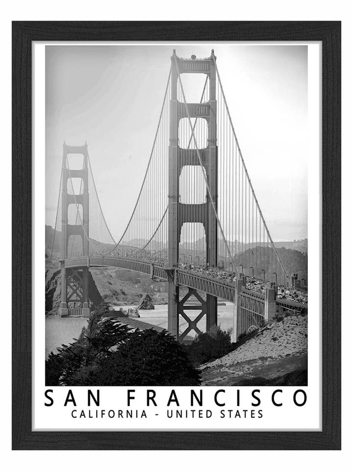 En San Francisco. Lámina mural con marco. para venta al por mayor de Any Image