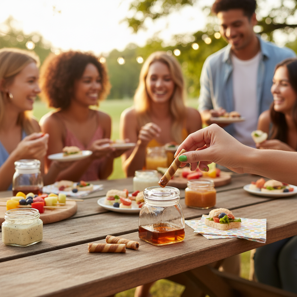 Kadra Kitchenware – Engroshandel Krukke – Vikko - Mini firkantede glasbeholdere 3,5 oz2