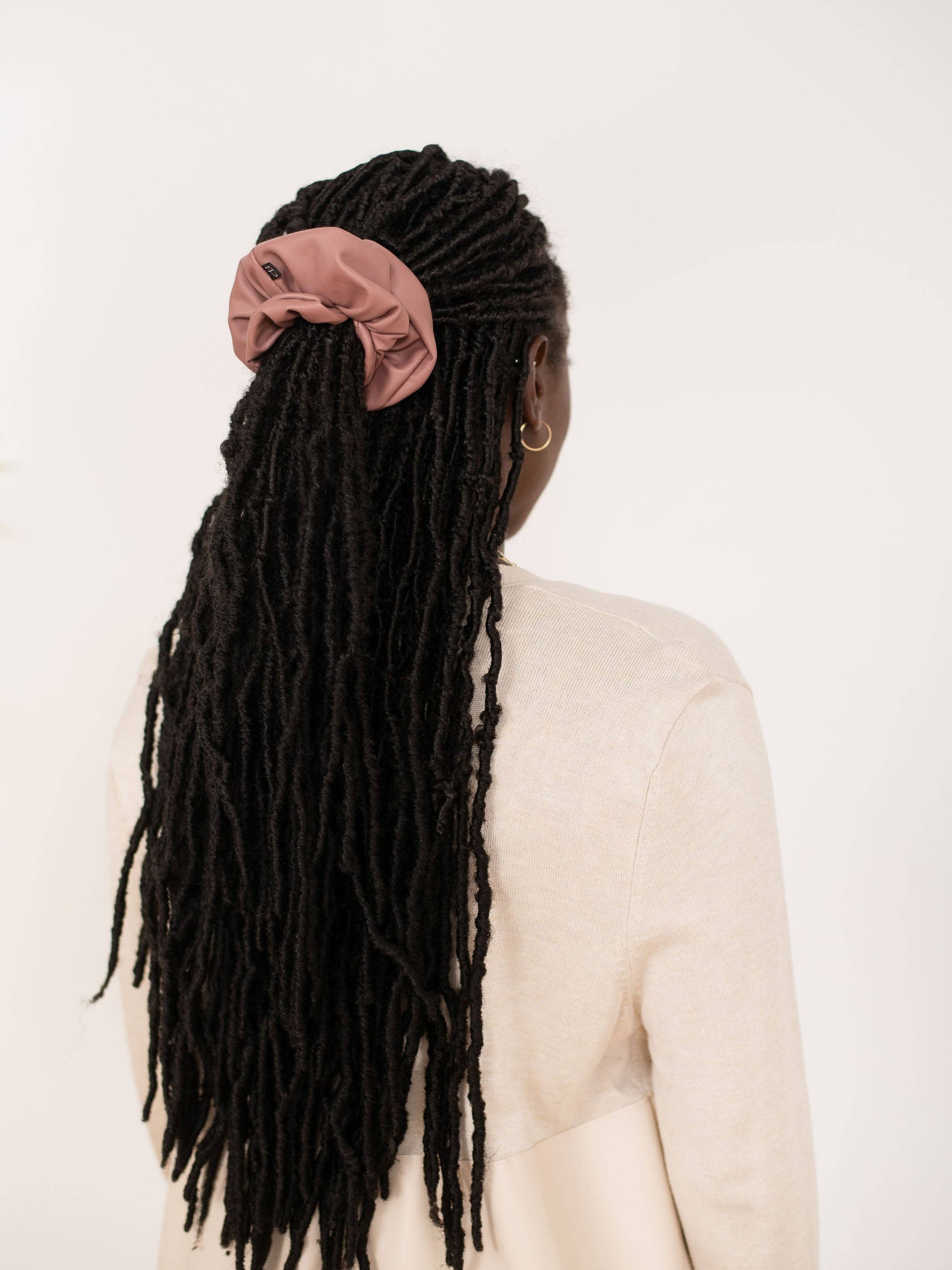 Flirty Pineapple - Wholesale Scrunchie - Women's - Faux Leather Scrunchies3