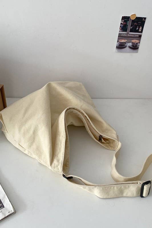 ACCITY - Wholesale Shoulder Bag - Women's - Crossbody Canvas Big Shoulder Bag_CWAB042013